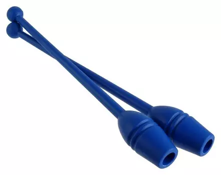 Булавы гимнастические 35 см, 140 г, цвет синий