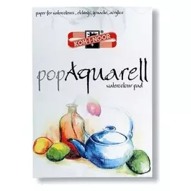 Бумага для акварели в папке А4, K-i-n, 10 листов, 250 г/м²