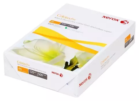 Бумага для цв.лазер.печ. Xerox Colotech Plus (А4,120г,170%cie) пачка500л.