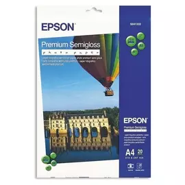 Бумага для цв.струй.печ. Epson S041332 (А4,251г,полуглянцевая) пачка20л.
