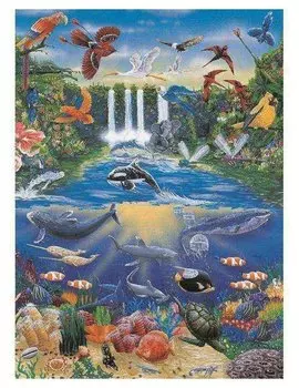 Бумага для декупажа "Ocean Jungle", 210х297 мм