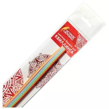 Бумага для квиллинга "Радуга" 10 цветов