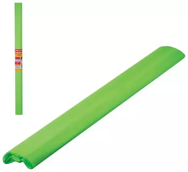 Бумага гофрированная флуоресцентная зеленая