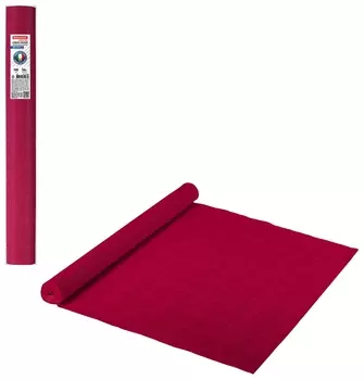 Бумага гофрированная/креповая (Италия) 140 г/м2, 50х250 см, вишневая (986), Brauberg Fiore, 112560