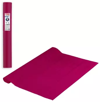 Бумага гофрированная/креповая (Италия) 180 г/м2, 50х250 см, алая (582), Brauberg Fiore, 112606