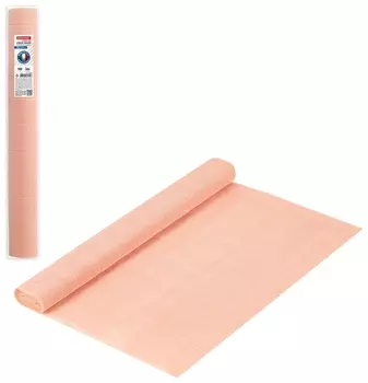 Бумага гофрированная/креповая (Италия) 180 г/м2, 50х250 см, персиковая (17a5), Brauberg Fiore, 112634