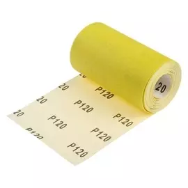 Бумага наждачная Abraforce 500024525, желтая, в рулоне, 115 мм х 5 м, P120