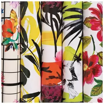 Бумага упаковочная мелованная 70х100 см золотая сказка "Vintage Flowers", 5 дизайнов, 70 г/м2, 591587