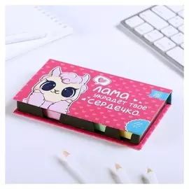 Бумажный блок в пластиковом футляре "Лама"