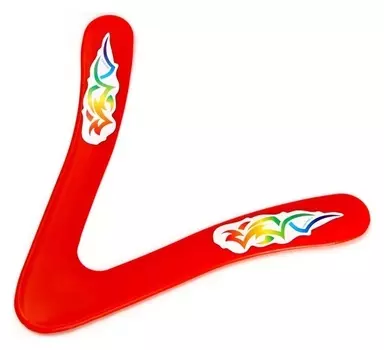 Бумеранг «Малый» 25 см, цвет красный