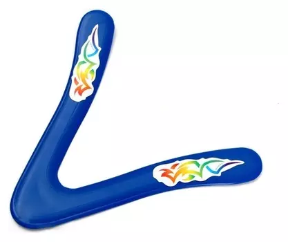 Бумеранг «Малый» 25 см, цвет синий