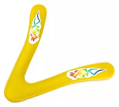Бумеранг «Малый» 25 см, цвет жёлтый