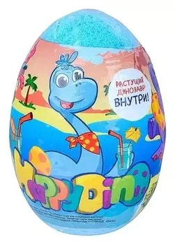 Бурлящее яйцо для ванны детское с растущим динозавром Dino
