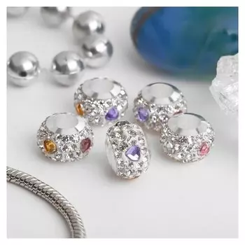 Бусинка "Сердечко шамбала"