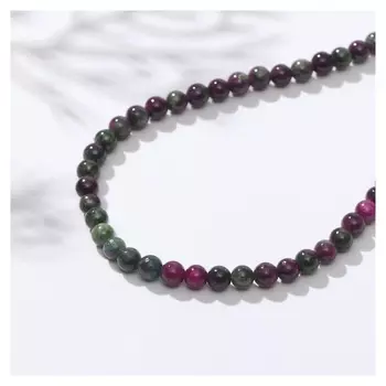 Бусины на нити шар №4 "Турмалин", 40см