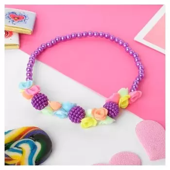 Бусы детские "Выбражулька" розочки нежные