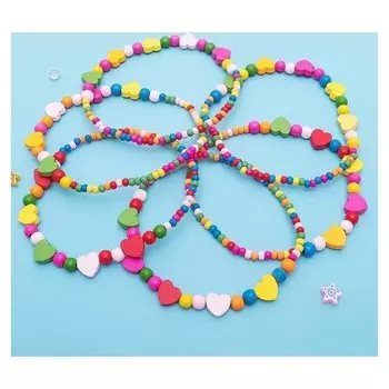 Бусы детские "Выбражулька" сердечки