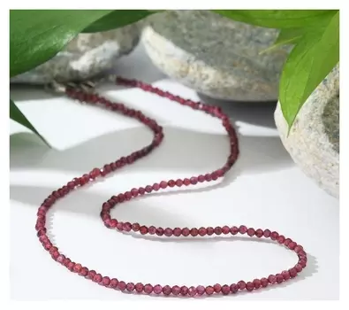 Бусы шар №2 "Гранат", 40см