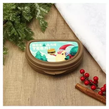 Бутербродница "Все для тебя" 14х10х4 см