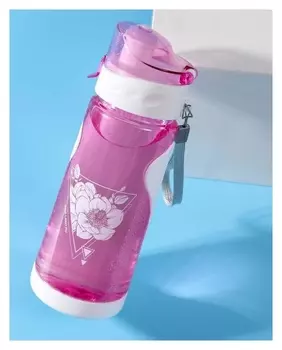 Бутылка для воды "Цветочки", 700 мл