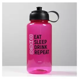 Бутылка для воды "Eat", 1200 мл