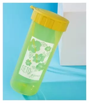 Бутылка для воды "Лето в душе", 470 мл