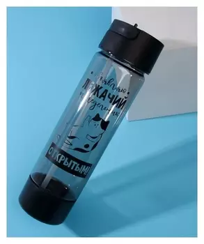 Бутылка для воды "Лежачий понедельник", 800 мл