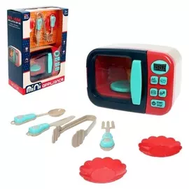 Бытовая техника «Микроволновая печь», свет, крутится тарелка, с аксессуарами