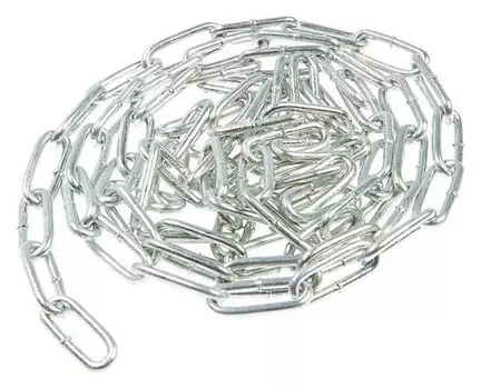 Цепь оцинк. DIN 763,дл.звено 5мм, 3м