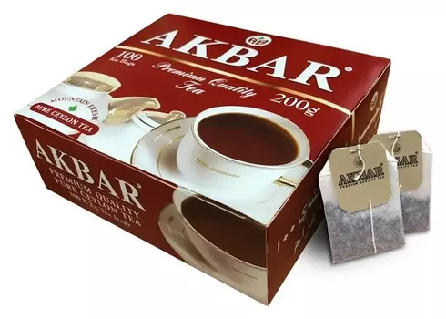 Чай Akbar Mountain Fresh черный, 100 пак