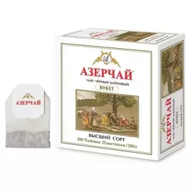 Чай азерчай букет черн. 100 пакx2гр/уп 170923/415232