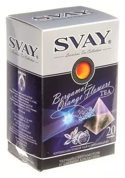 Чай черный Svay Bergamot-orange Flowers 20 п. X 2,5 г