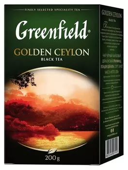 Чай Greenfield Golden Ceylon листовой черный, 200г 0791-10