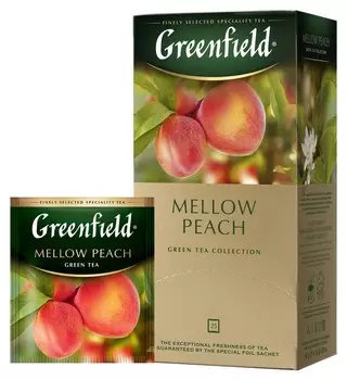 Чай Greenfield Mellow Peach зел, 25пак 1389-10