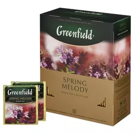 Чай Greenfield Spring Melody черный фольгир.100 пак 1065-09 Т