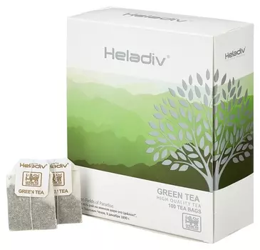 Чай Heladiv Green Tea зел., 100 пак