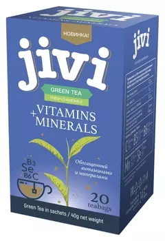 Чай Jivi зеленый байховый свежая ромашка, 20пак/уп 50-311