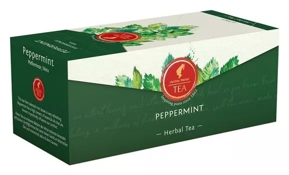 Чай травяной с мятой Премиум пакетированный Julius Meinl