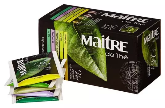 Чай Maitre зел. 25 пак/уп