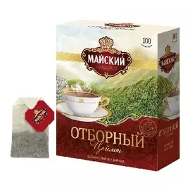Чай майский отборный, черный, 100х2г,412331