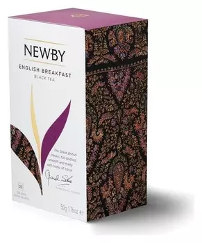 Чай Newby английский завтрак черный 25 пакетиков