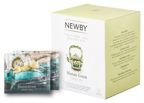 Чай Newby хунан грин зеленый 15 пирамидок