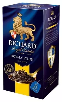 Чай Richard Royal Ceylon черный, 25 пак