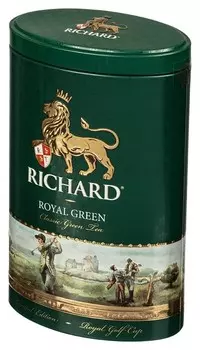 Чай Richard Royal Green зел.лист., ж/б, 80г