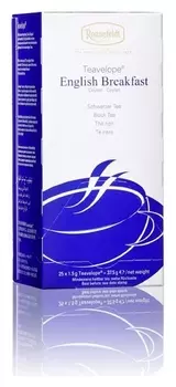 Чай Ronnefeldt Teavelope English Breakfast черн., 25пакx1,5гр/уп