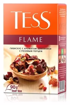 Чай Tess Flame чайный напиток травяной листовой,90г 0650-15