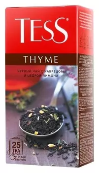 Чай Tess тайм черный, 25пак 1131-10