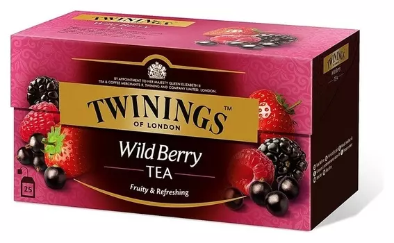 Чай Twinings Wild Berries, 25 пакетиков