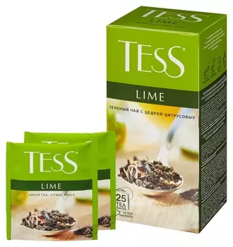 Чай зеленый теss лайм 1,5г*25пак