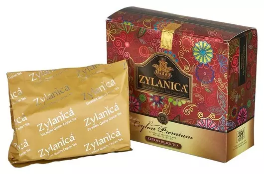 Чай Zylanica Ceylon Premium Collection черн. 100 пакx2гр/уп